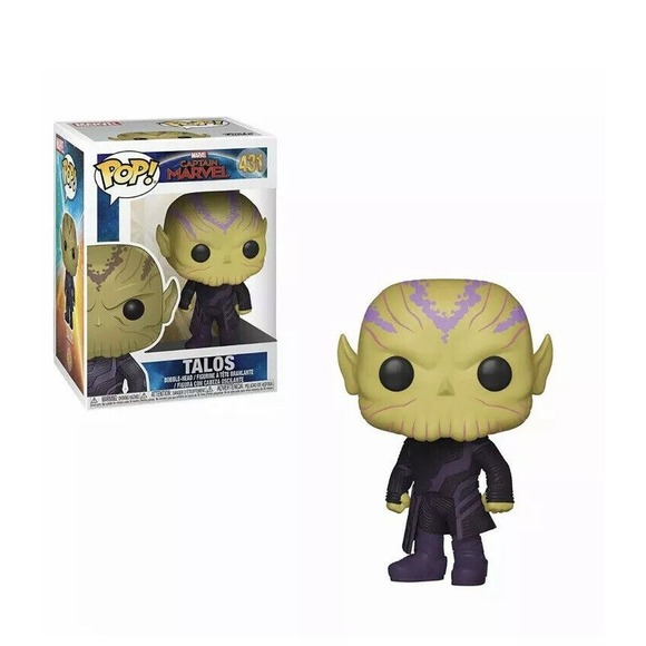 Funko Pop!: Captain Marvel Movie - Talos #431 New In Box Vinyl Figure - Picture 8 of 11